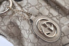 Authentic GUCCI Guccissima Sukey 2Way Tote Bag GG Leather 247902 Gold 5282K