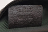 Authentic GUCCI Vintage Pouch Purse GG Canvas Leather 29595 Brown 5283I