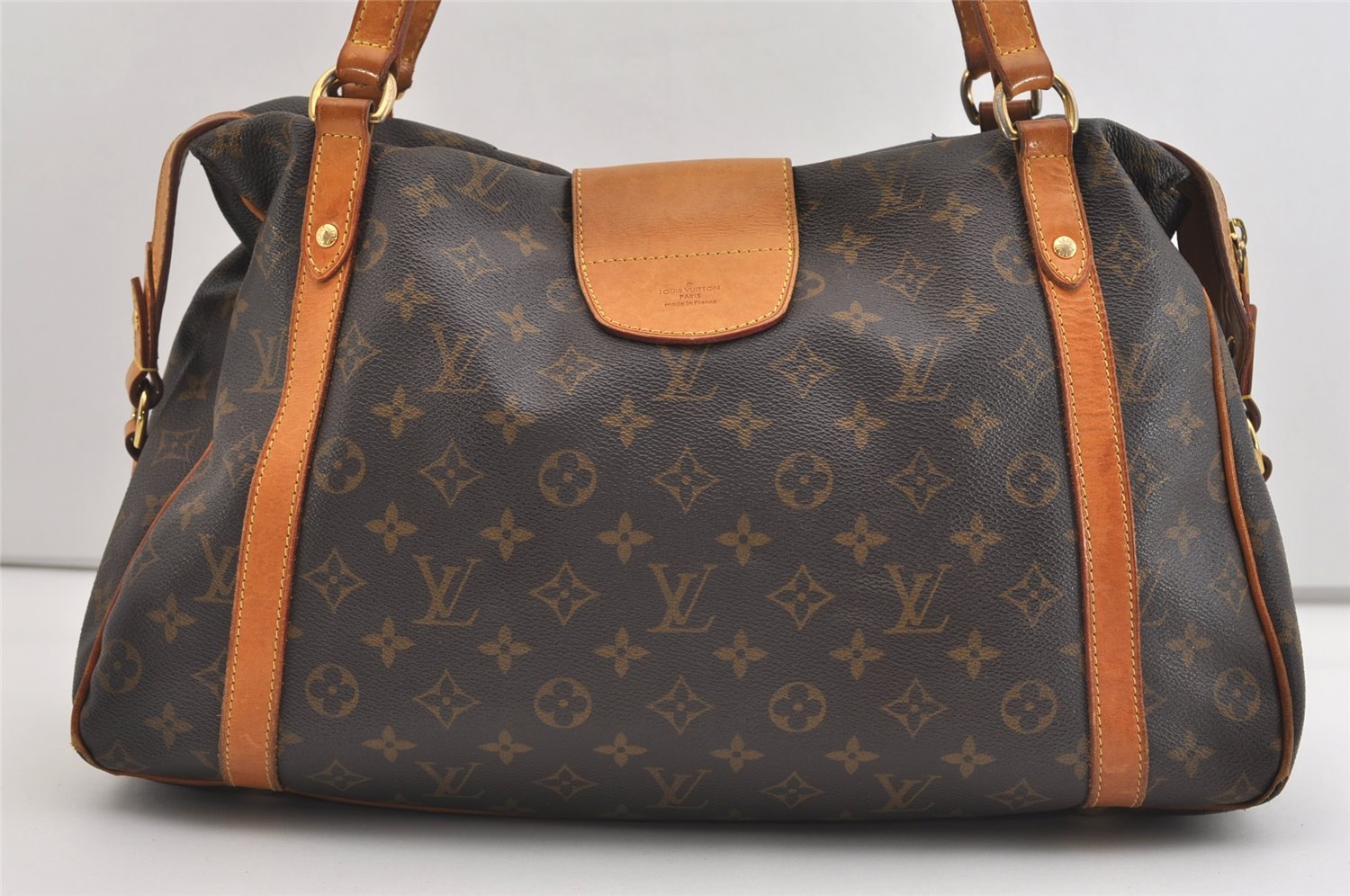 Authentic Louis Vuitton Monogram Stresa GM Shoulder Tote Bag M51188 LV 5283J