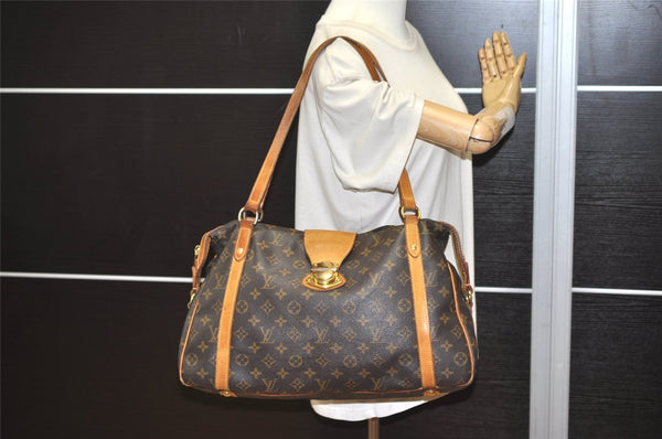 Authentic Louis Vuitton Monogram Stresa GM Shoulder Tote Bag M51188 LV 5283J