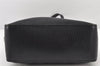Authentic GUCCI Vintage Shoulder Tote Bag GG Canvas Leather 107757 Black 5283K
