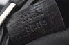 Authentic GUCCI Vintage Shoulder Tote Bag GG Canvas Leather 107757 Black 5283K
