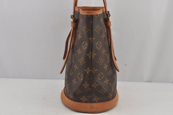 Authentic Louis Vuitton Monogram Bucket PM Shoulder Bag Old Model LV Junk 5284J