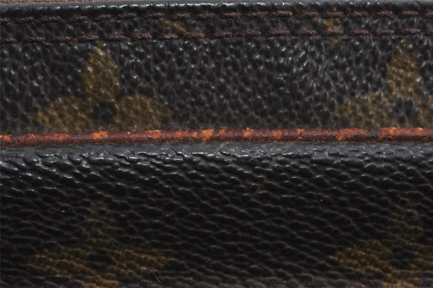 Authentic Louis Vuitton Monogram Marly Dragonne GM M51825 Clutch Bag Junk 5286I