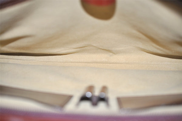 Authentic GUCCI Bamboo 2Way Briefcase Business Bag Leather Brown 5288I