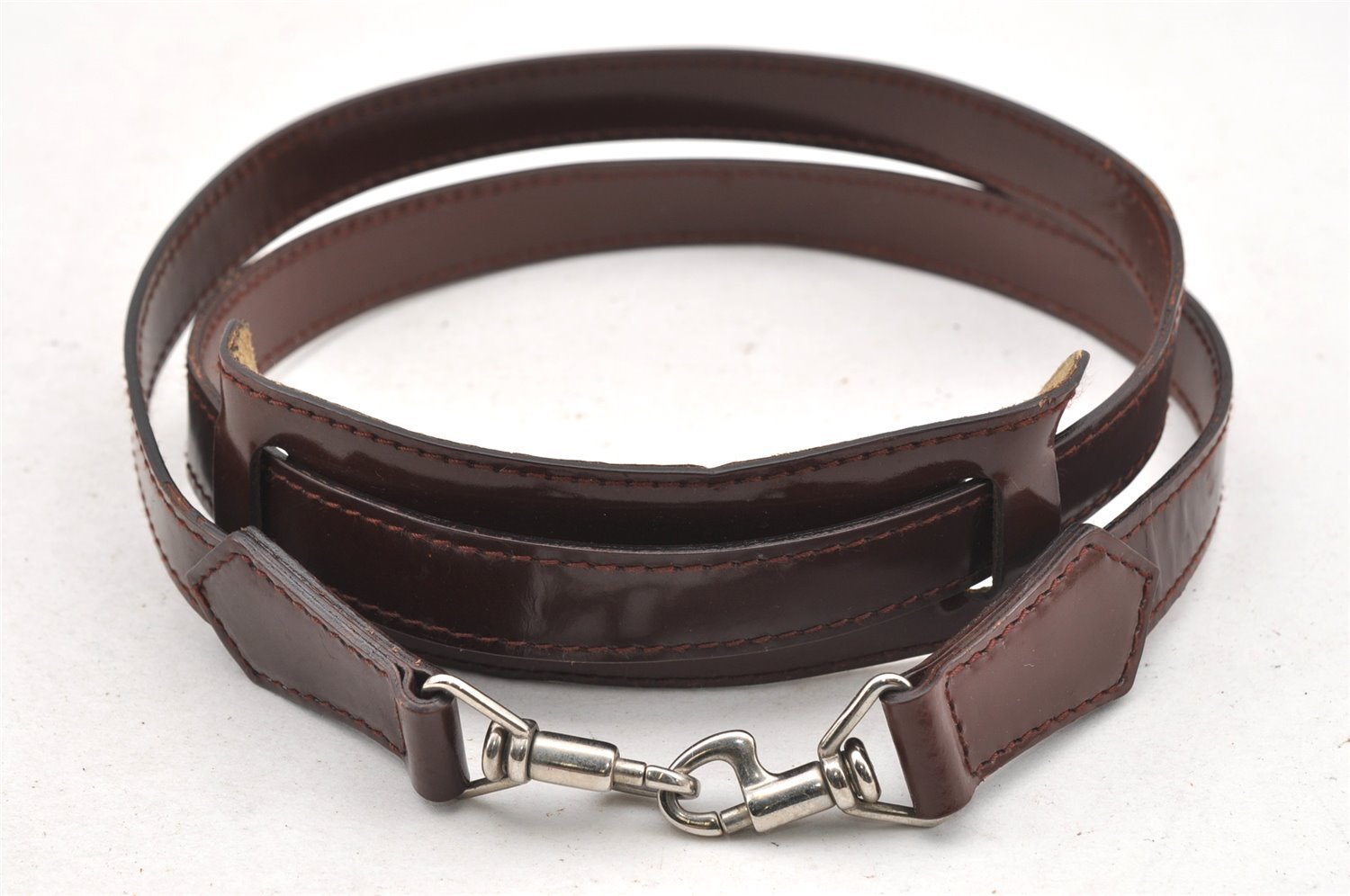 Authentic GUCCI Bamboo 2Way Briefcase Business Bag Leather Brown 5288I