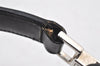 Authentic GUCCI Vintage Shoulder Hand Bag Purse Nylon Leather Black 5289K