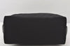 Authentic GUCCI Vintage Shoulder Hand Bag Purse Nylon Leather Black 5289K