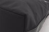 Authentic GUCCI Vintage Shoulder Hand Bag Purse Nylon Leather Black 5289K