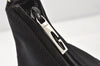 Authentic GUCCI Vintage Shoulder Hand Bag Purse Nylon Leather Black 5289K
