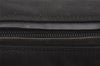 Authentic GUCCI Vintage Shoulder Hand Bag Purse Nylon Leather Black 5289K