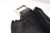Authentic GUCCI Vintage Shoulder Hand Bag Purse Nylon Leather Black 5289K