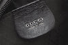 Authentic GUCCI Vintage Shoulder Hand Bag Purse Nylon Leather Black 5289K