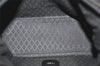 Authentic GUCCI Vintage Shoulder Hand Bag Purse Nylon Leather Black 5289K