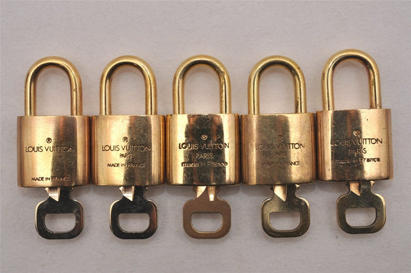 Authentic Louis Vuitton Padlock & Keys 10Set LV 5293J