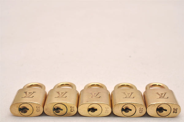 Authentic Louis Vuitton Padlock & Keys 10Set LV 5293J