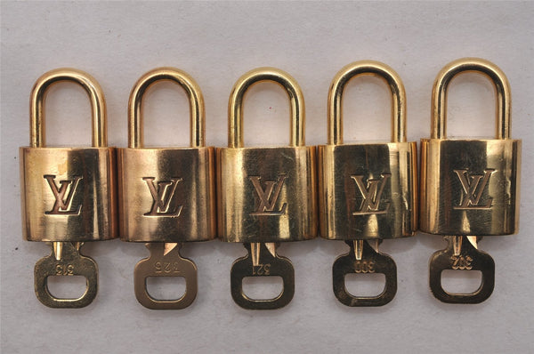 Authentic Louis Vuitton Padlock & Keys 10Set LV 5293J