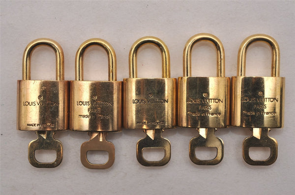 Authentic Louis Vuitton Padlock & Keys 10Set LV 5293J