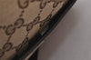 Authentic GUCCI Shoulder Cross Body Bag GG Canvas Leather 145857 Brown 5294I