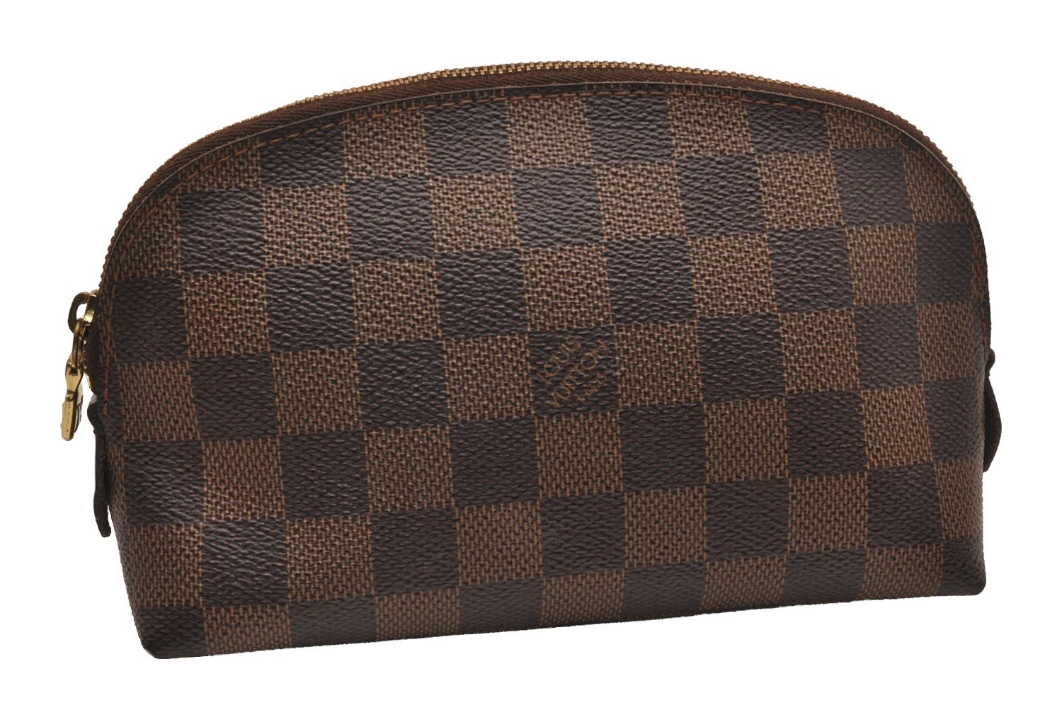 Authentic Louis Vuitton Damier Pochette Cosmetic PM Pouch N47516 LV 5294J