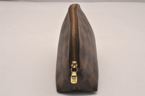 Authentic Louis Vuitton Damier Pochette Cosmetic PM Pouch N47516 LV 5294J