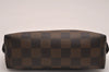 Authentic Louis Vuitton Damier Pochette Cosmetic PM Pouch N47516 LV 5294J