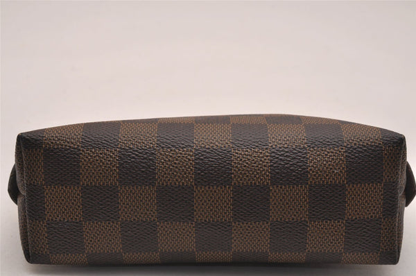 Authentic Louis Vuitton Damier Pochette Cosmetic PM Pouch N47516 LV 5294J