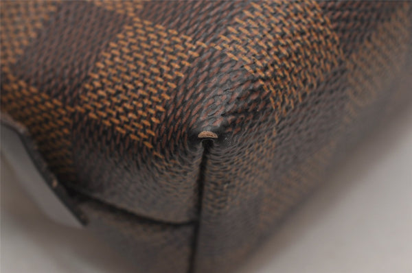 Authentic Louis Vuitton Damier Pochette Cosmetic PM Pouch N47516 LV 5294J