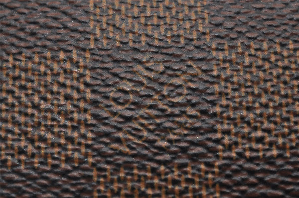 Authentic Louis Vuitton Damier Pochette Cosmetic PM Pouch N47516 LV 5294J