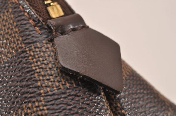 Authentic Louis Vuitton Damier Pochette Cosmetic PM Pouch N47516 LV 5294J