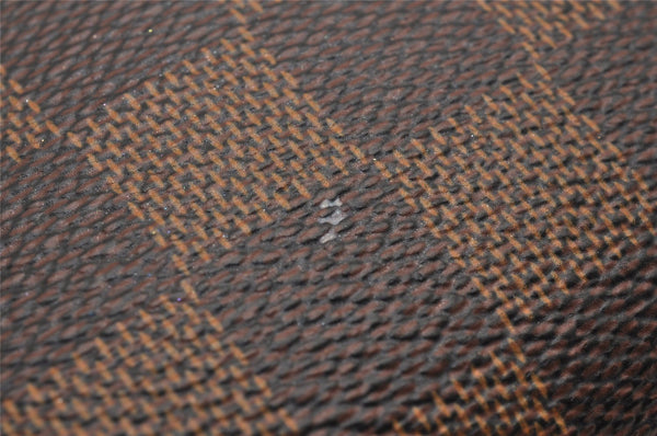 Authentic Louis Vuitton Damier Pochette Cosmetic PM Pouch N47516 LV 5294J