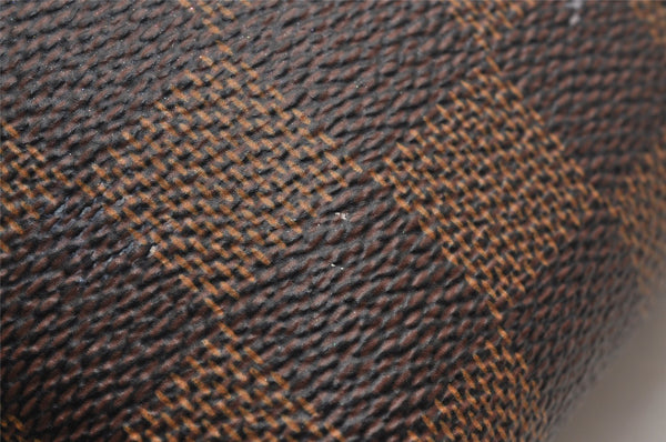 Authentic Louis Vuitton Damier Pochette Cosmetic PM Pouch N47516 LV 5294J