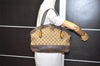 Auth GUCCI Bamboo Laidback Crafty Tote Bag GG Canvas Leather 339002 Brown 5295I