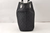 Authentic GUCCI Eclipse Shoulder Tote Bag GG Canvas Leather 120836 Black 5296K