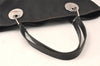 Authentic GUCCI Eclipse Shoulder Tote Bag GG Canvas Leather 120836 Black 5296K