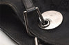 Authentic GUCCI Eclipse Shoulder Tote Bag GG Canvas Leather 120836 Black 5296K