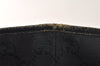Authentic GUCCI Eclipse Shoulder Tote Bag GG Canvas Leather 120836 Black 5296K