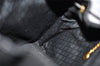Authentic GUCCI Vintage Bamboo Drawstring Backpack Suede Leather Black 5298K