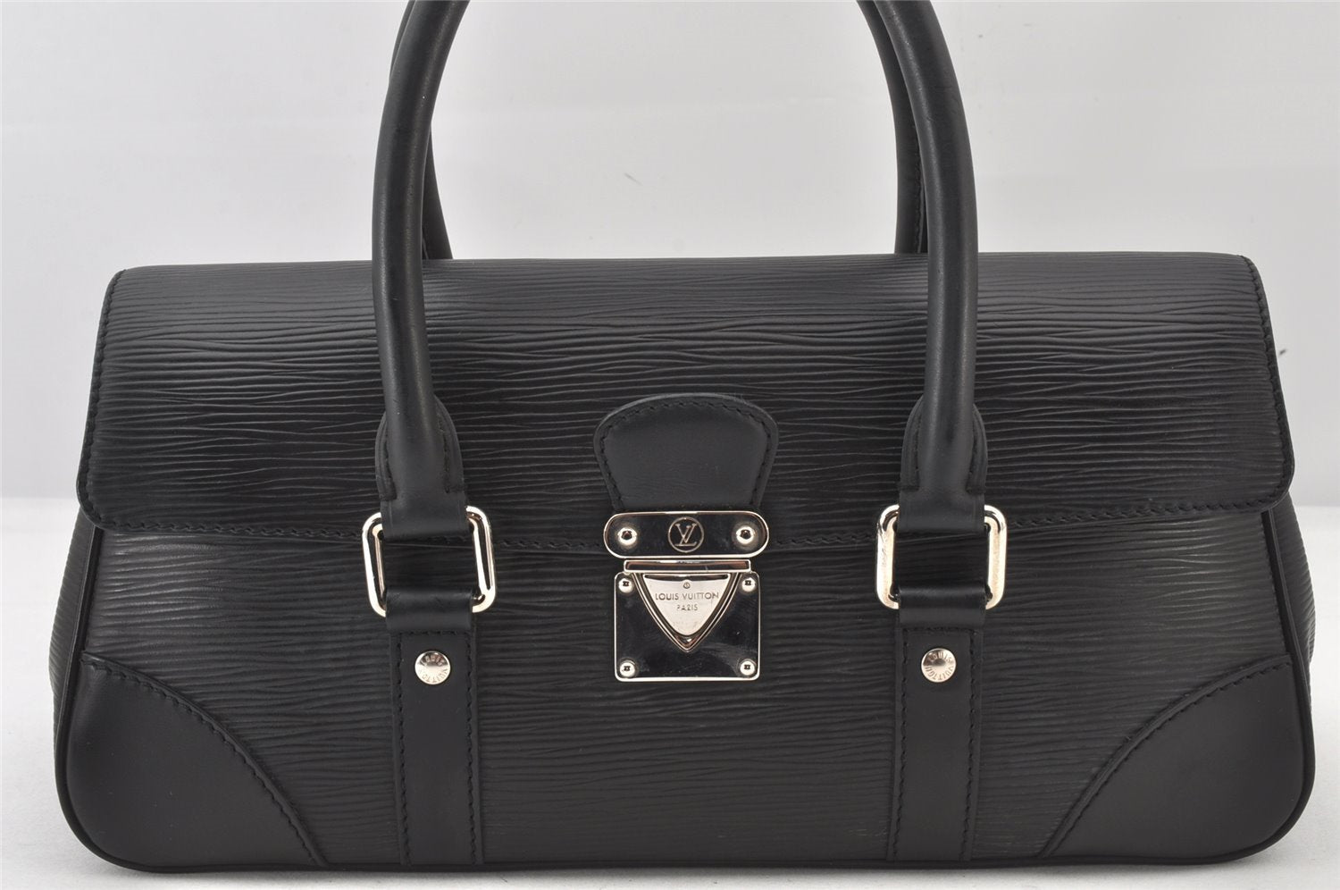 Authentic Louis Vuitton Epi Segur PM Hand Bag Black M58822 LV 5299K