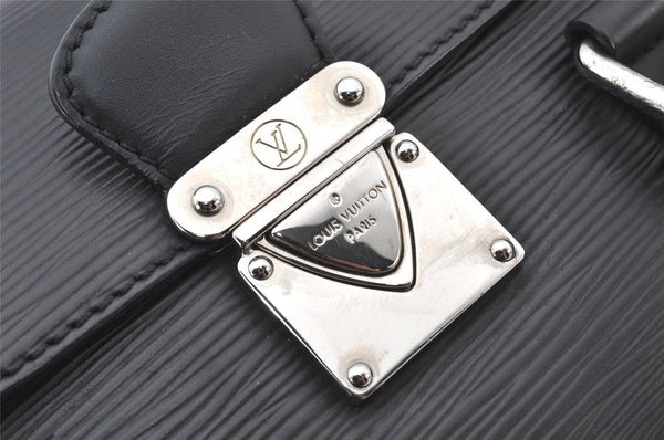 Authentic Louis Vuitton Epi Segur PM Hand Bag Black M58822 LV 5299K