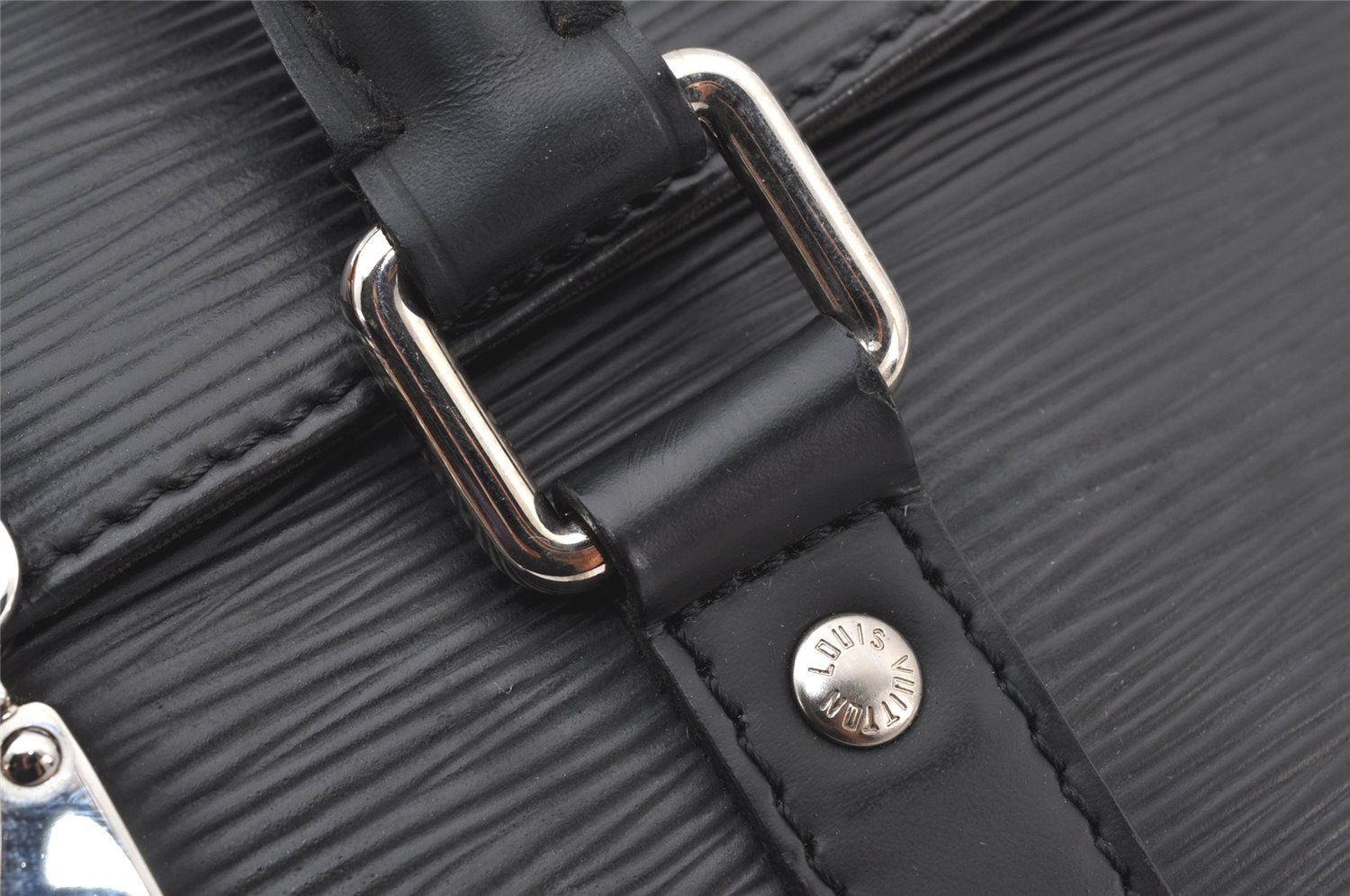 Authentic Louis Vuitton Epi Segur PM Hand Bag Black M58822 LV 5299K