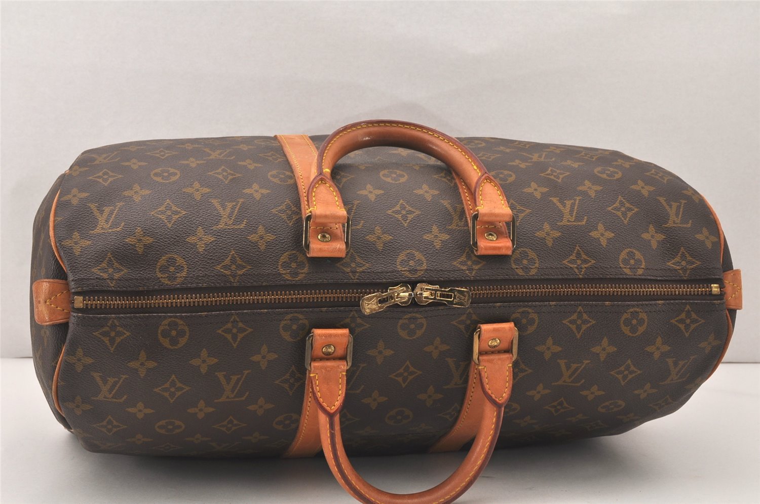 Authentic Louis Vuitton Monogram Keepall 45 Travel Boston Bag M41428 LV 5300K