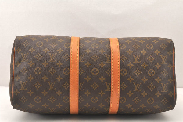 Authentic Louis Vuitton Monogram Keepall 45 Travel Boston Bag M41428 LV 5300K