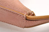 Authentic GUCCI Vintage Shoulder Hand Bag Purse Suede Leather Pink 5301I