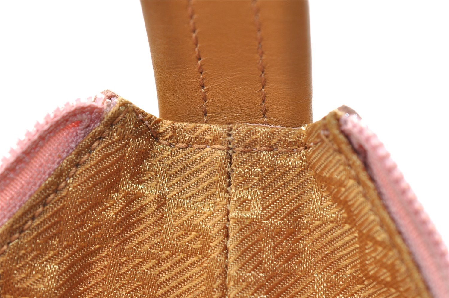 Authentic GUCCI Vintage Shoulder Hand Bag Purse Suede Leather Pink 5301I