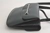 Authentic GUCCI Horsebit Shoulder Cross Body Bag Purse Enamel Green Junk 5301K