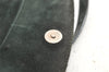 Authentic GUCCI Horsebit Shoulder Cross Body Bag Purse Enamel Green Junk 5301K