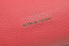 Authentic BURBERRY Vintage Leather Shoulder Cross Body Bag Purse Pink 5303K