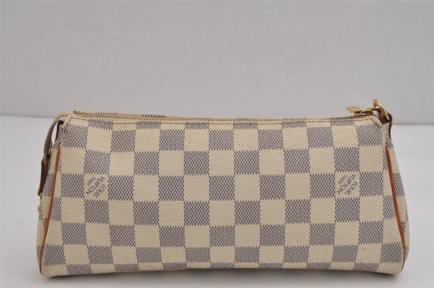 Auth Louis Vuitton Damier Azur Eva N55214 2Way Shoulder Accessories Pouch 5304J