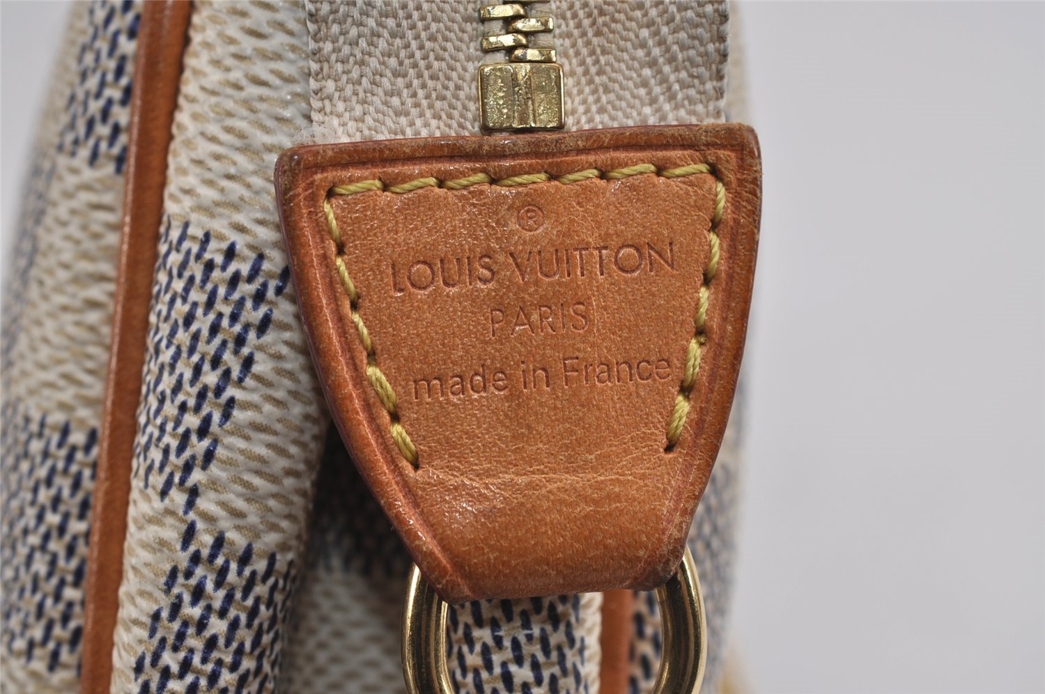 Auth Louis Vuitton Damier Azur Eva N55214 2Way Shoulder Accessories Pouch 5304J